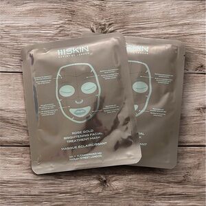 111 SKIN Rose Gold Brightening Facial Treatment Mask Set of 2